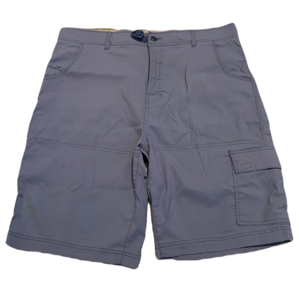 💜 Gerry Men's Grey/Blue Cargo Shorts - Size 38